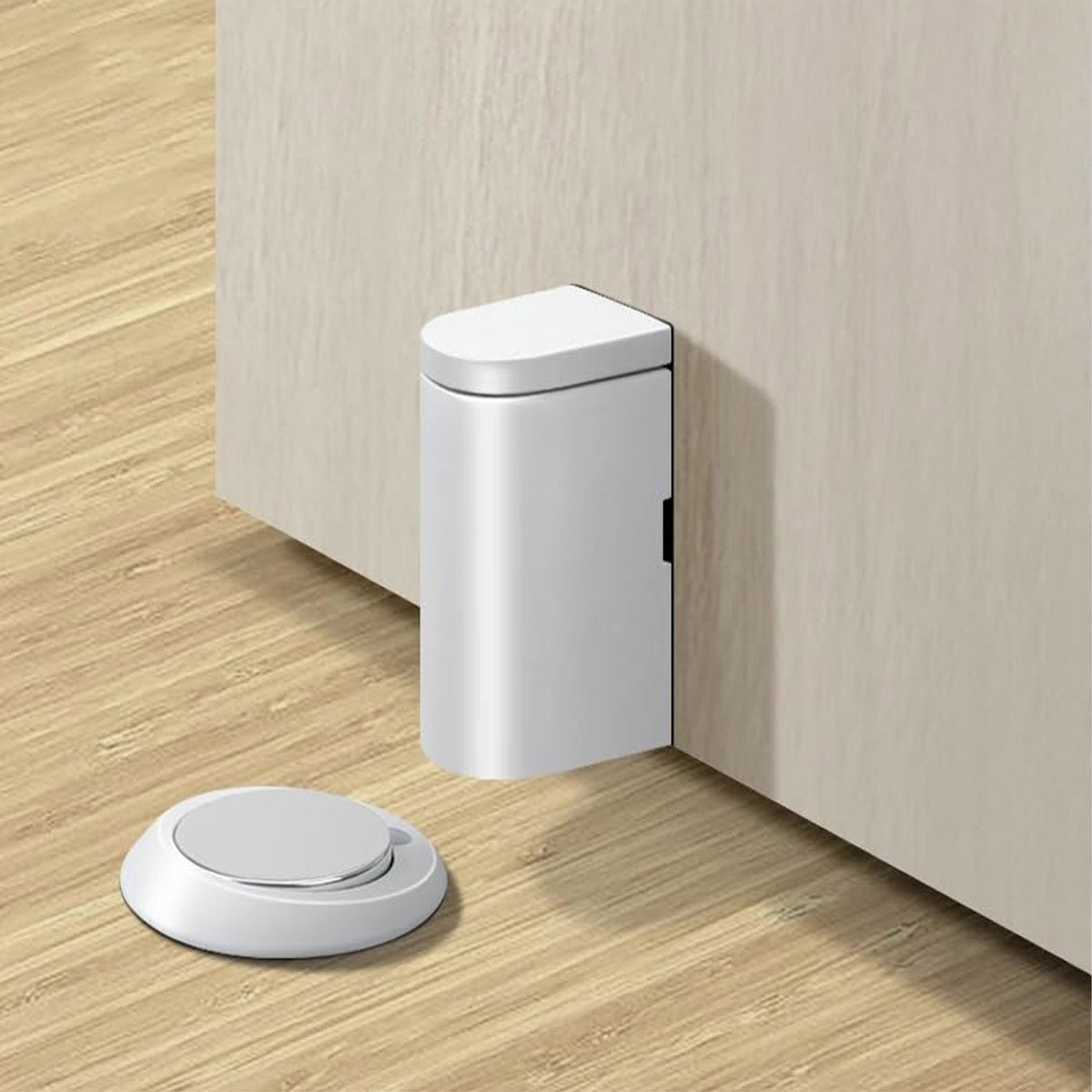 Magnetic Door Stopper Floor Mount with Adjustable Height