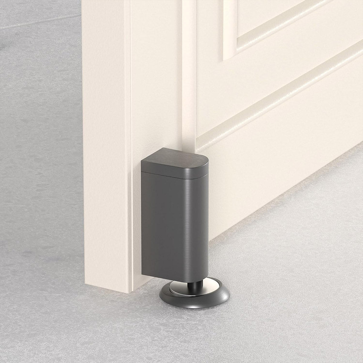 Magnetic Door Stopper Floor Mount with Adjustable Height