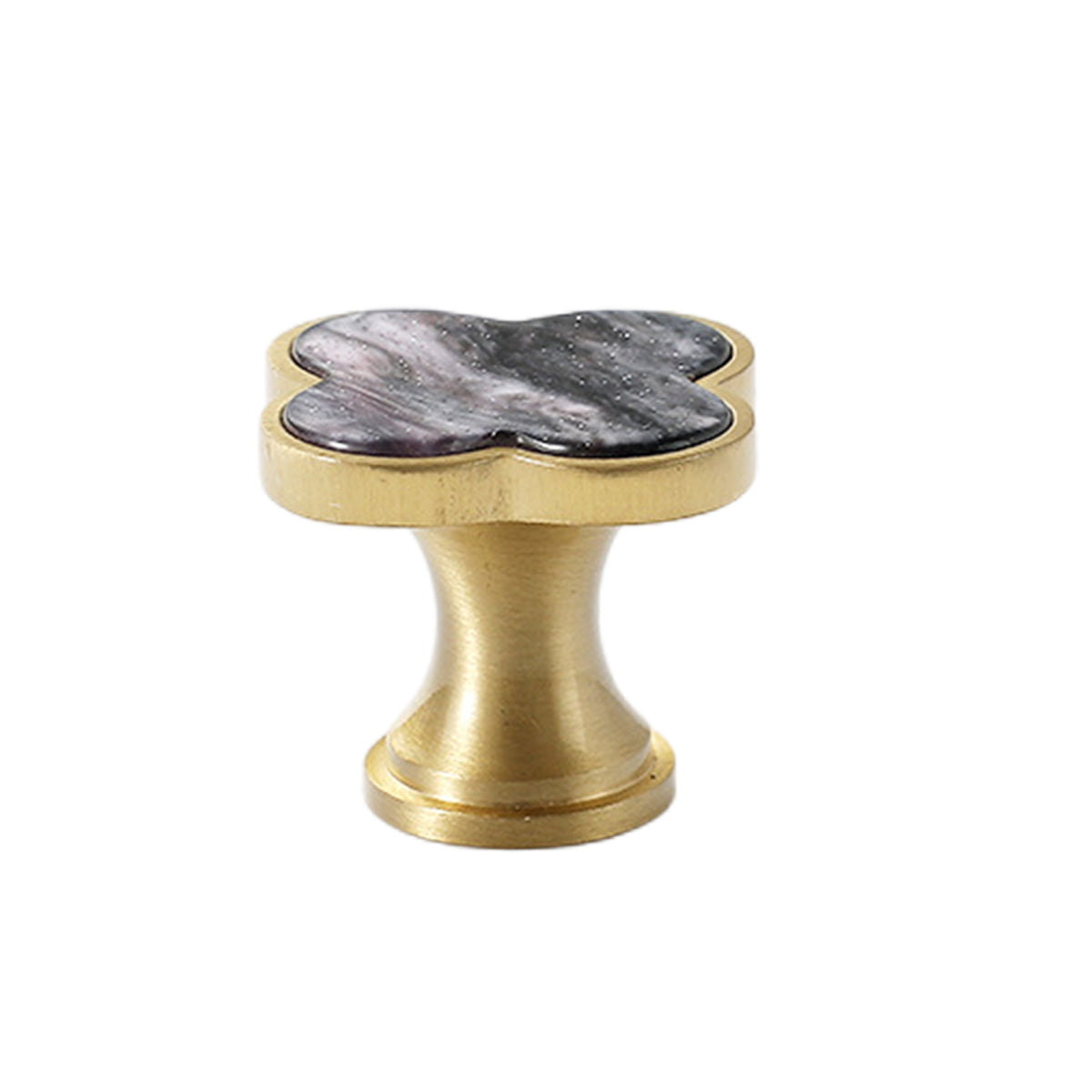 Four-Leaf Clover Cabinet Knob Single-Hole Design