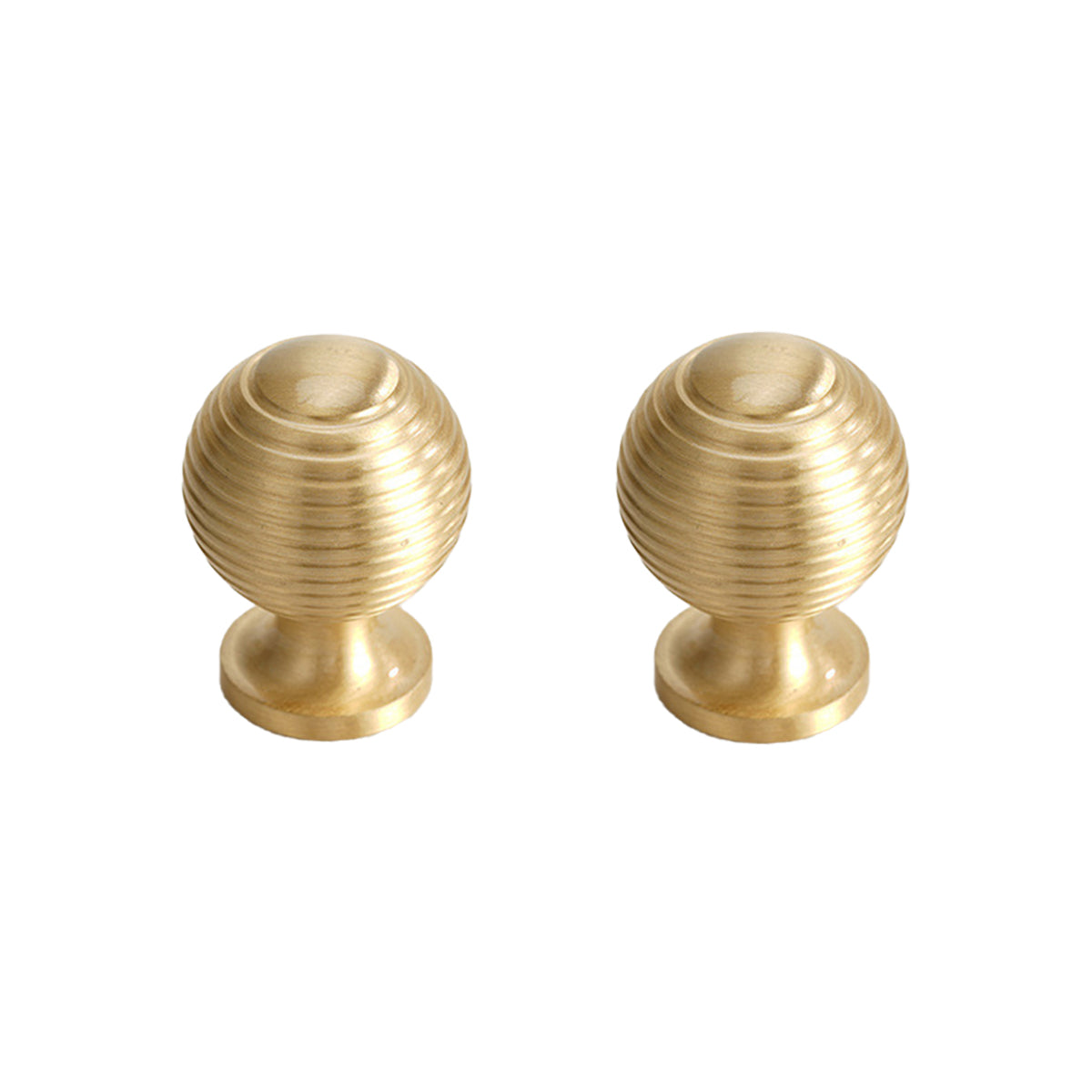 Round Ball Cabinet Handle with Single-Hole Mount