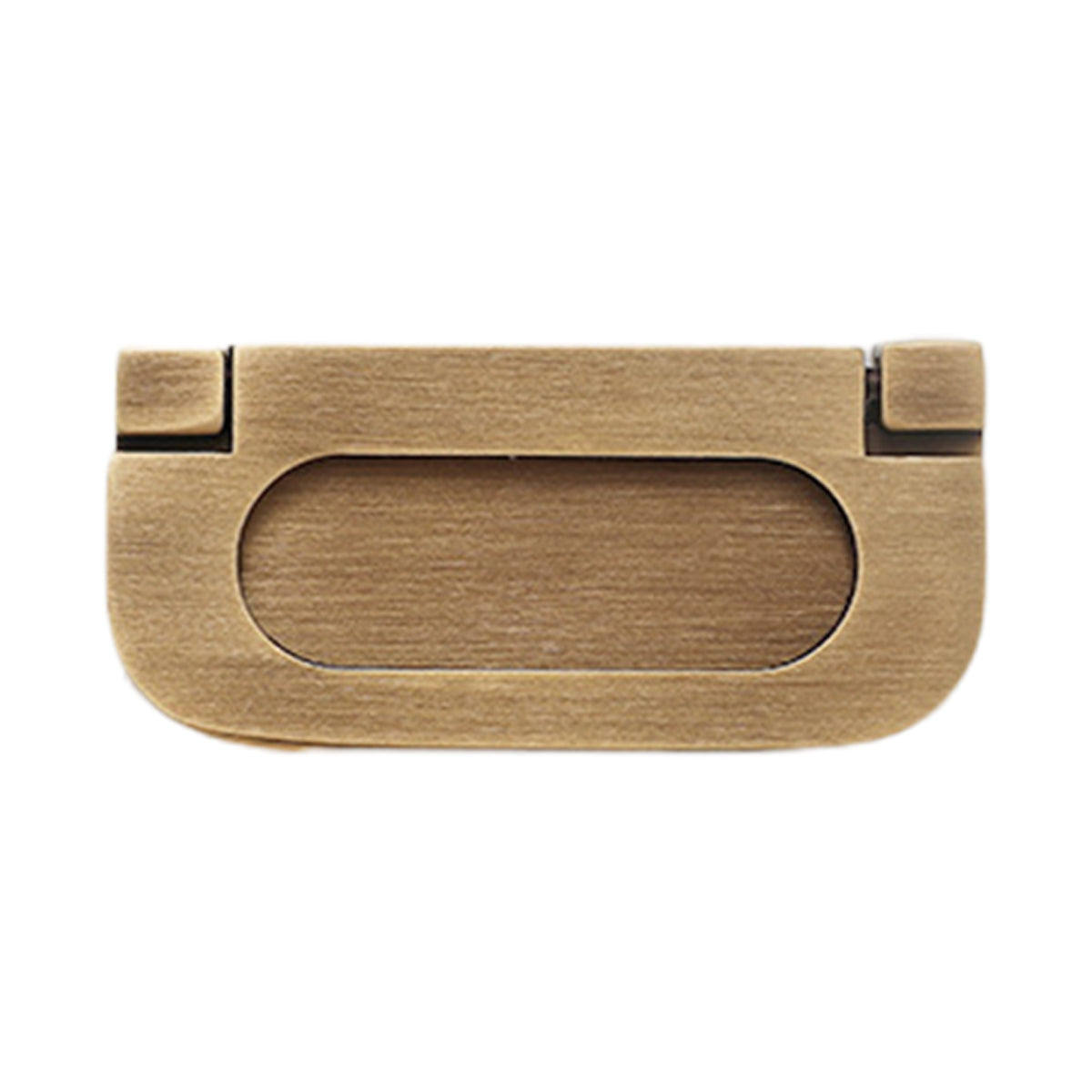 Copper Cabinet Handle with Foldable Ring Pull