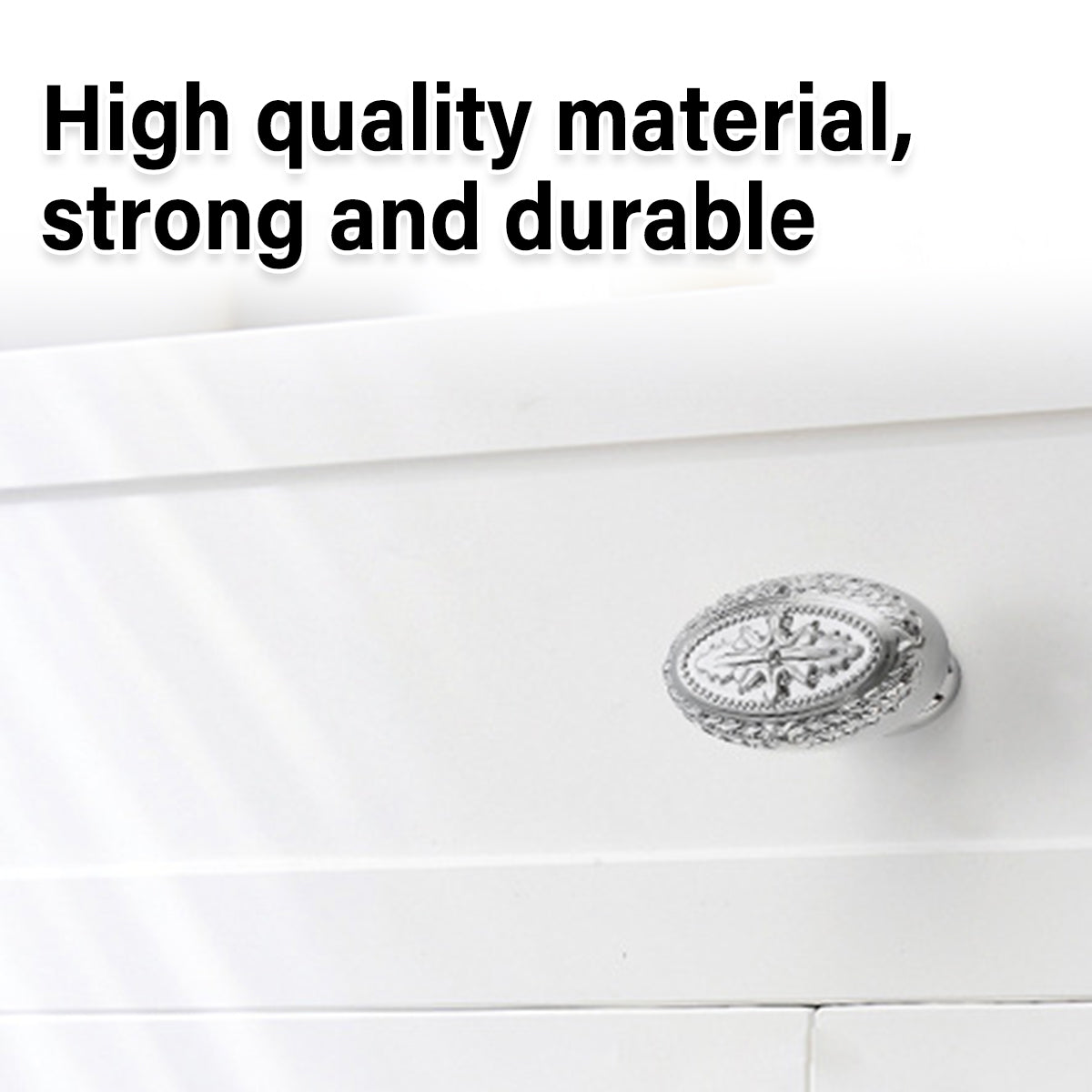 Oval Retro Cabinet Handle Zinc Alloy with Classic Design