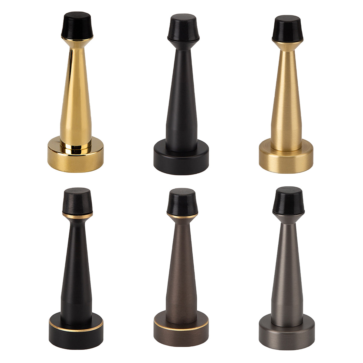 Door Stopper with Rubber Bumper Screw Mount