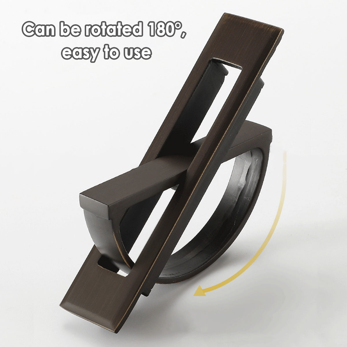 Tatami Cabinet Handle with 180° Rotation and Antique Bronze