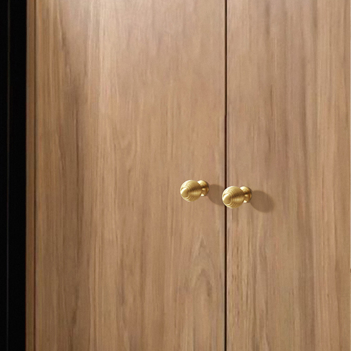 Round Ball Cabinet Handle with Single-Hole Mount