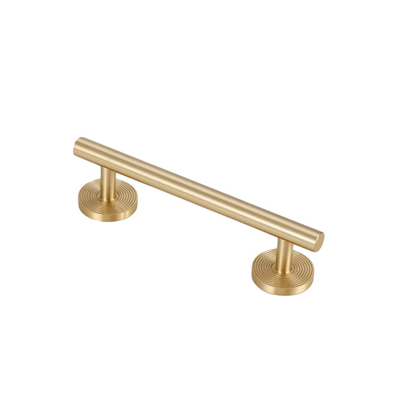 Solid Brass Cabinet Handle with Brushed Finish