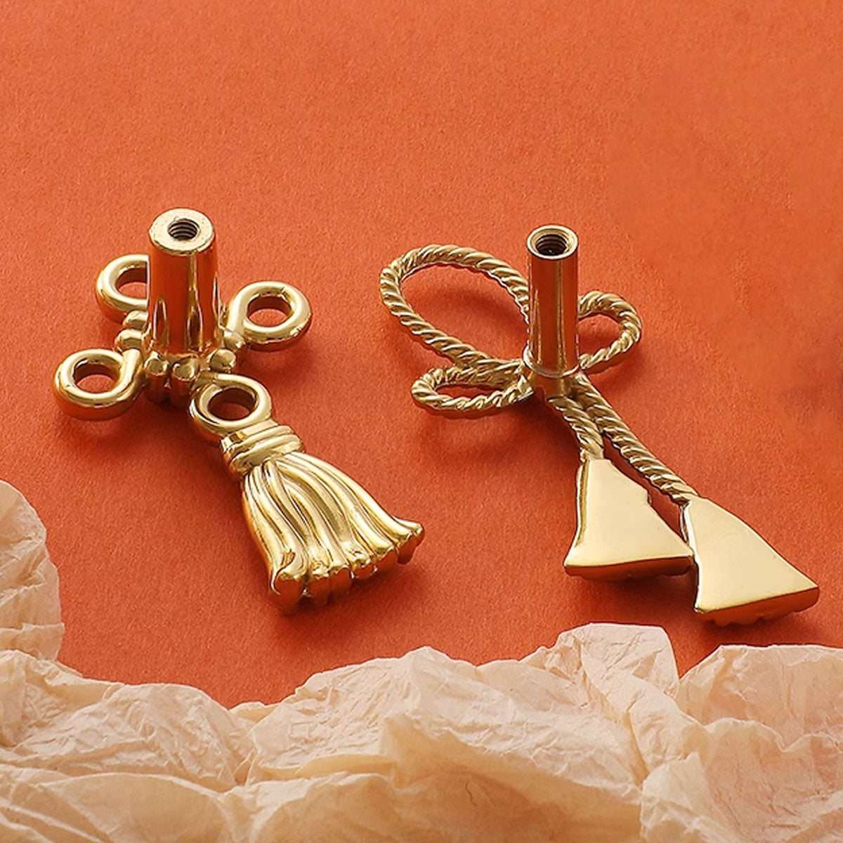 Chinese Knot Cabinet Handle in Electroplated Finish