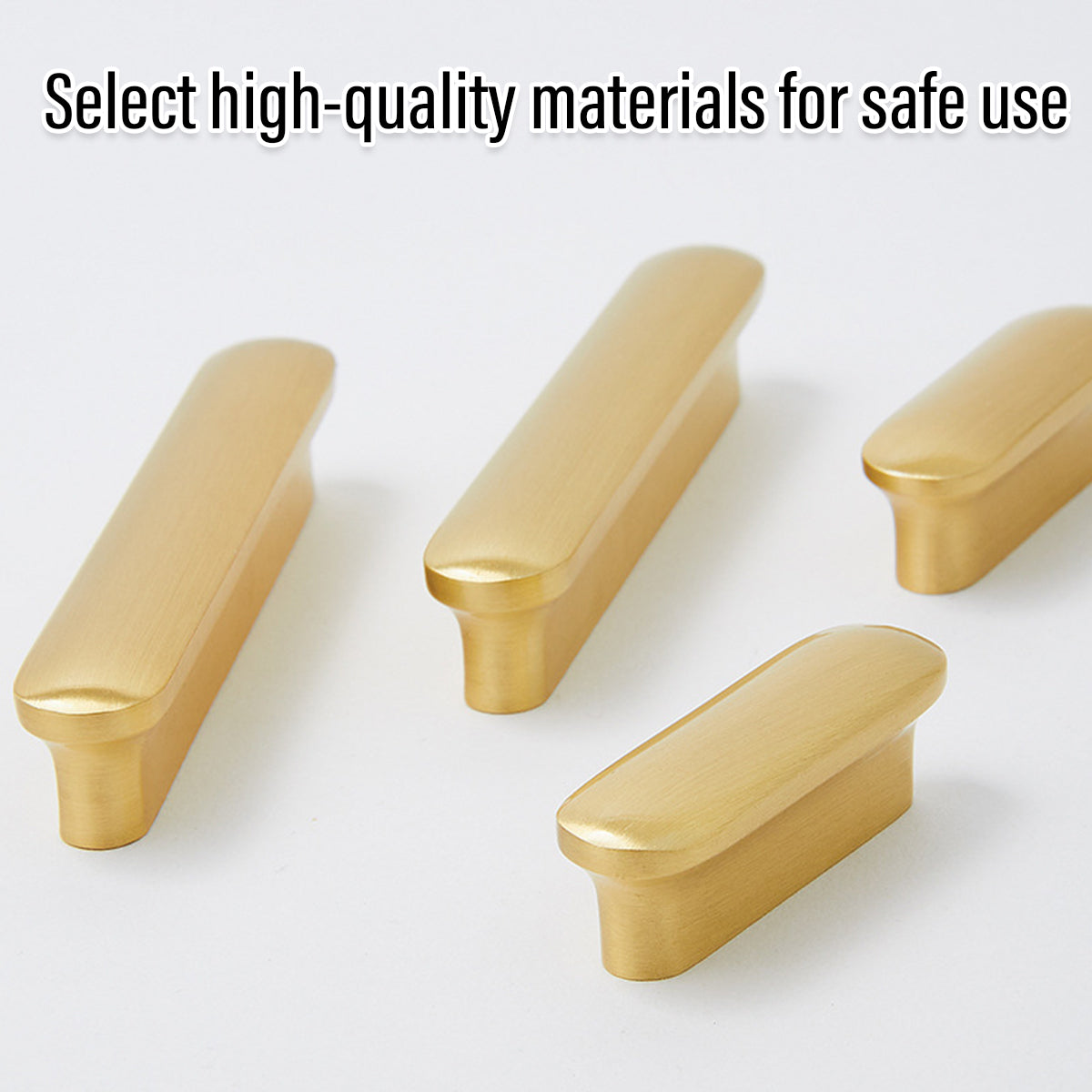 Metal Alloy Cabinet Handle with Brushed Finish