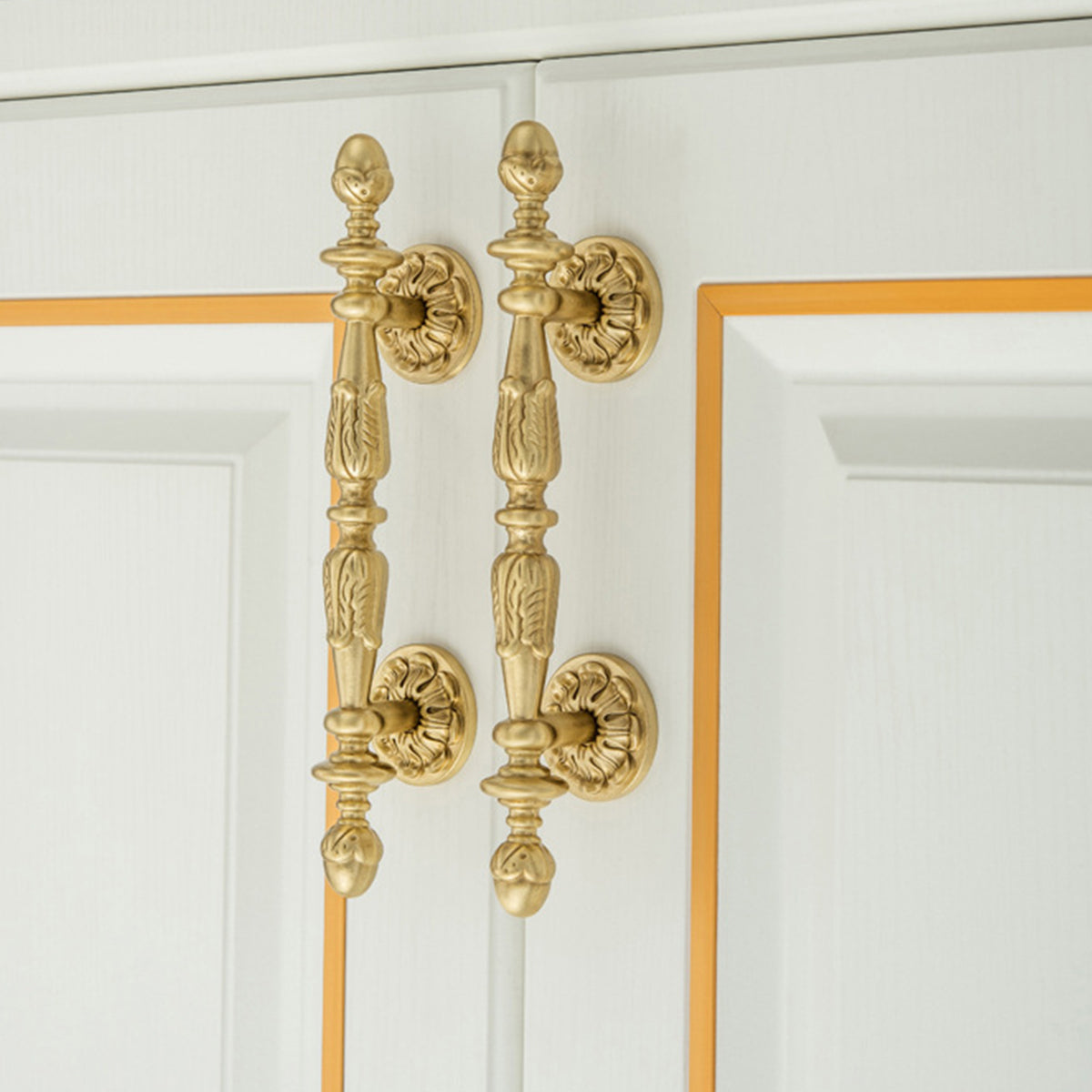 French Vintage Cabinet Handle with Long Pull