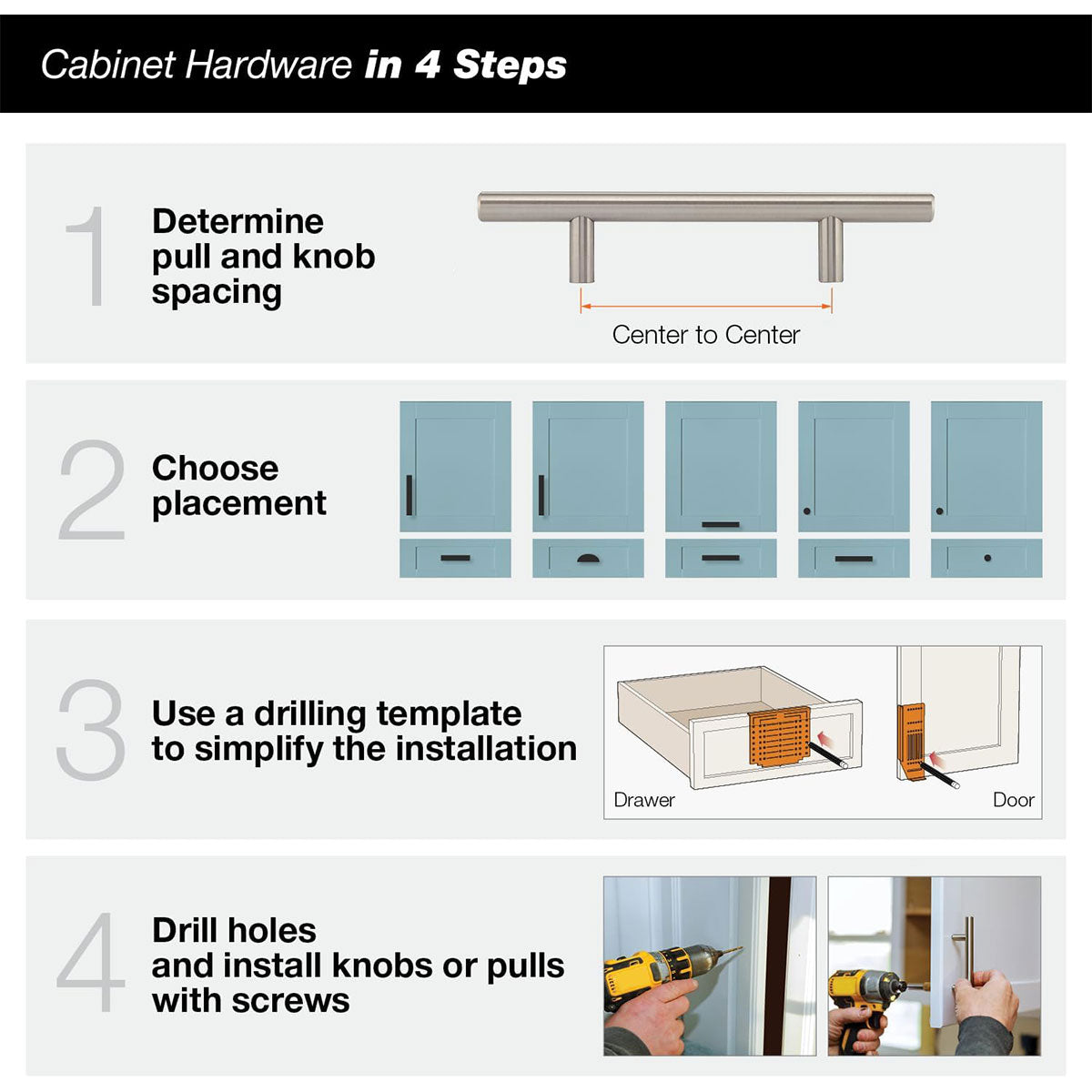 Zinc Alloy Cabinet Handle with Bright Silver Finish