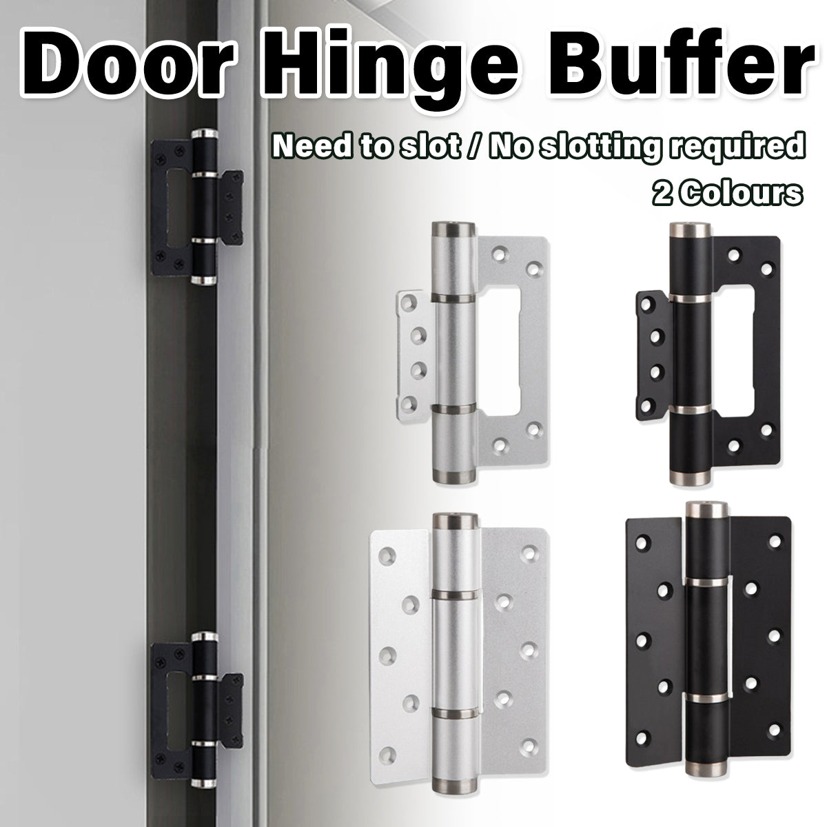 Automatic Door Hinge Buffer with Auto Close