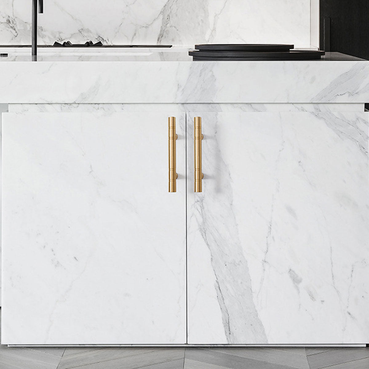 Gold Cabinet Handle with Brass Finish for Cabinets