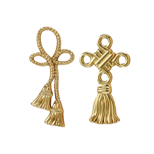 Chinese Knot Cabinet Handle in Electroplated Finish