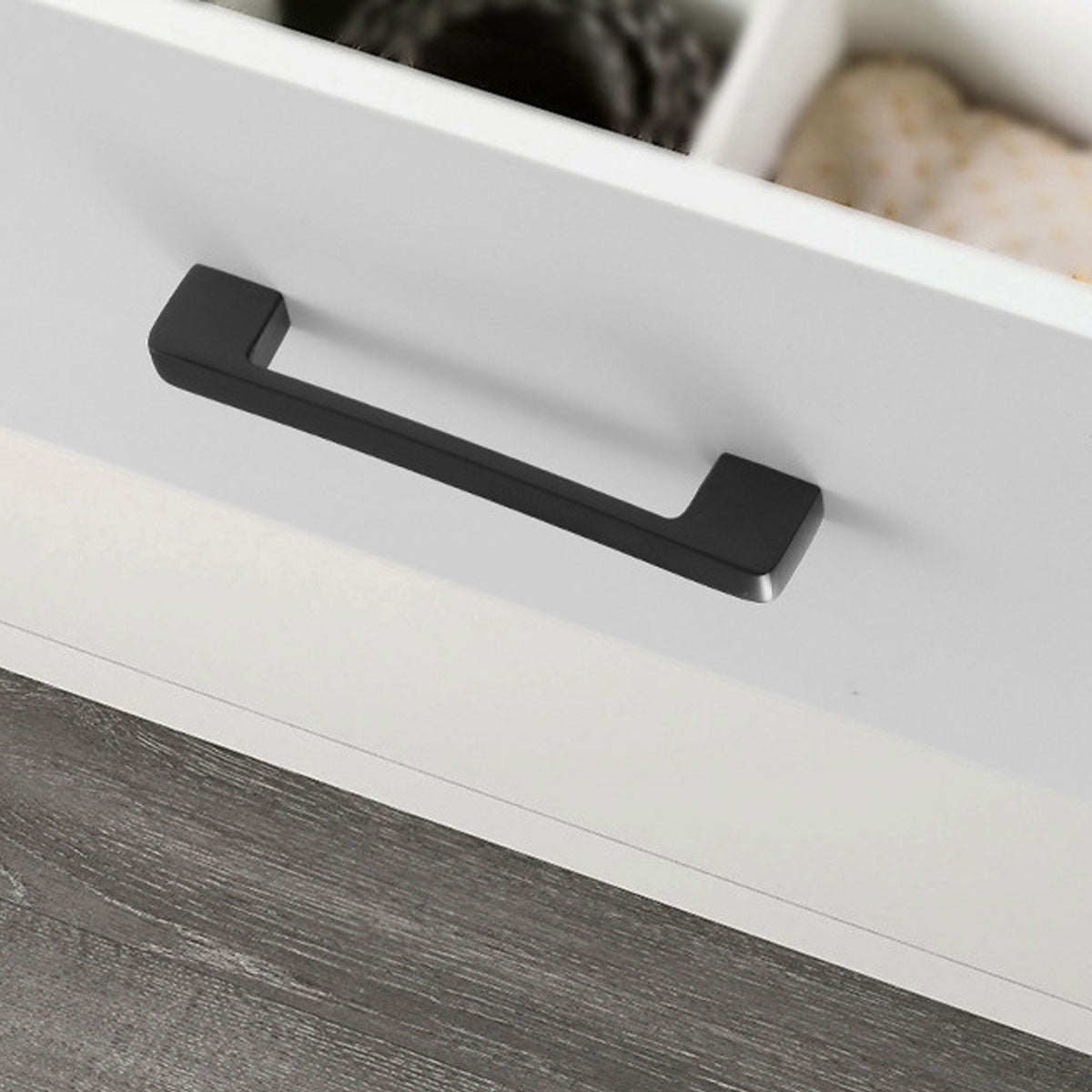 Dark Grey Wardrobe Handle with Matte Finish