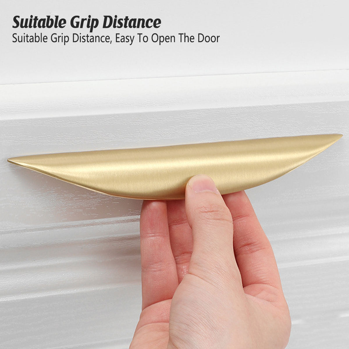 Multi-Size Pure Copper Cabinet Door Handle Electroplated