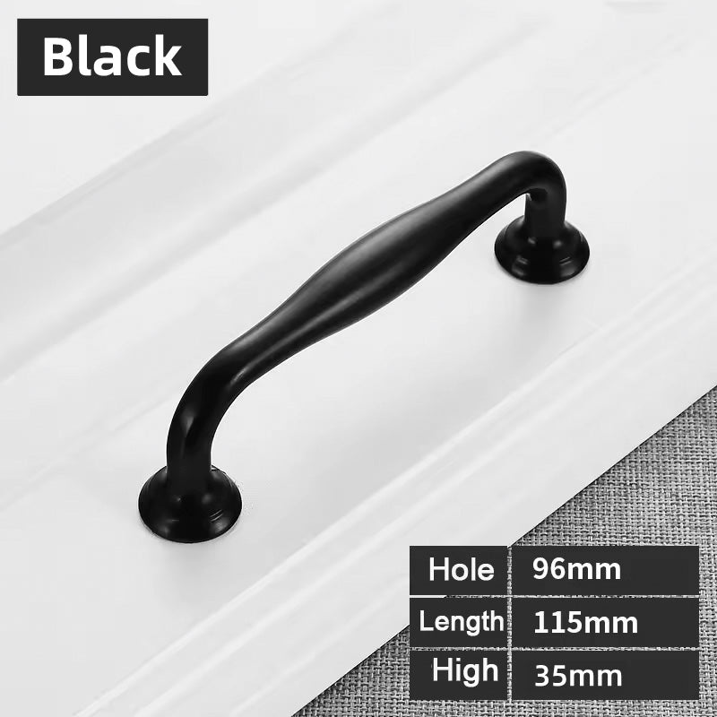 Vintage Black Solid Copper Cabinet Handle