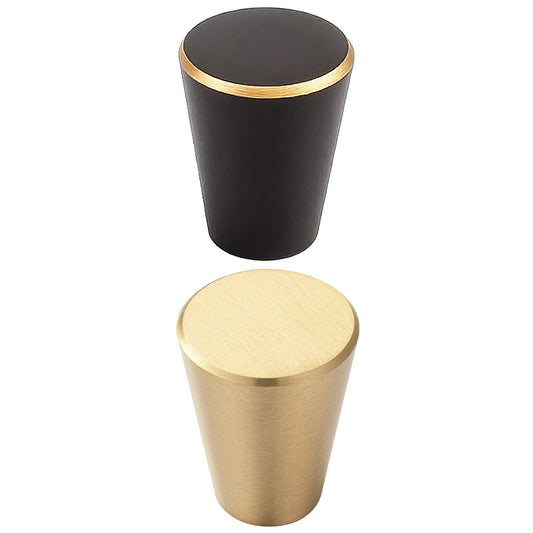 Single-Hole Copper Cabinet Handle with Seiko Coating