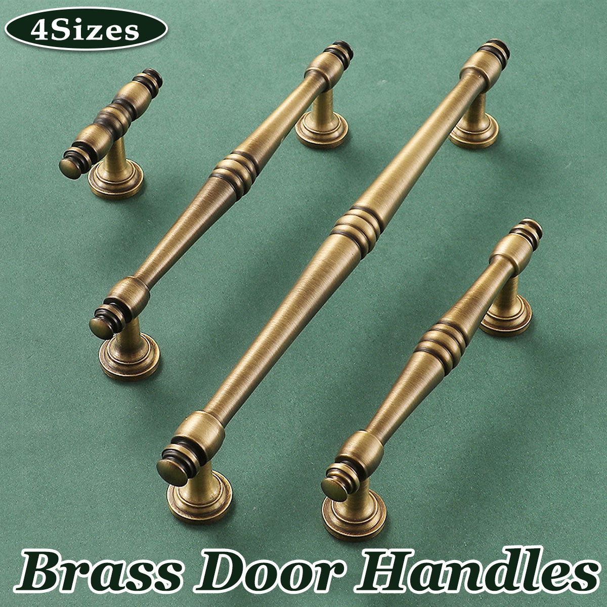 Antique Brass Handle with Single or 96–192mm Centers