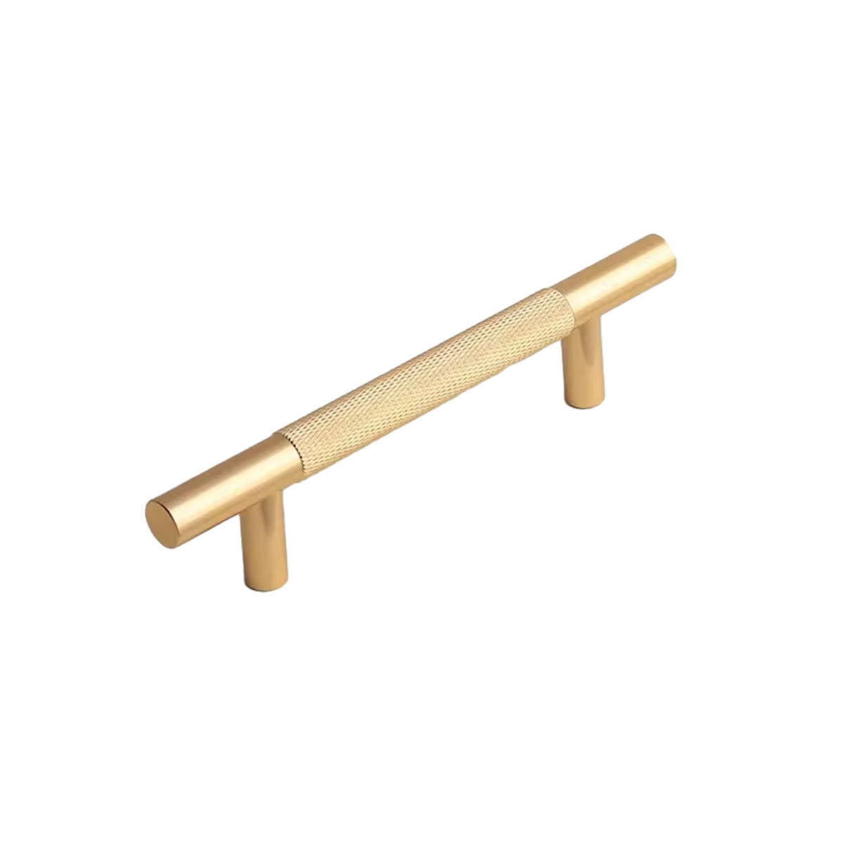 Gold Knurled Full Copper Cabinet Handle for Drawers