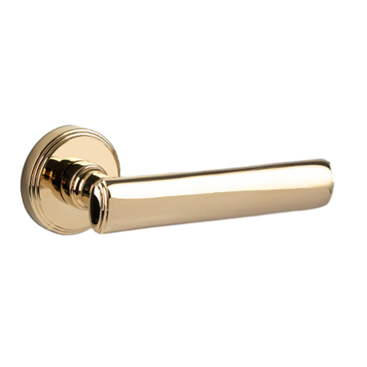 Brass Interior Door Handle Lock Set Privacy