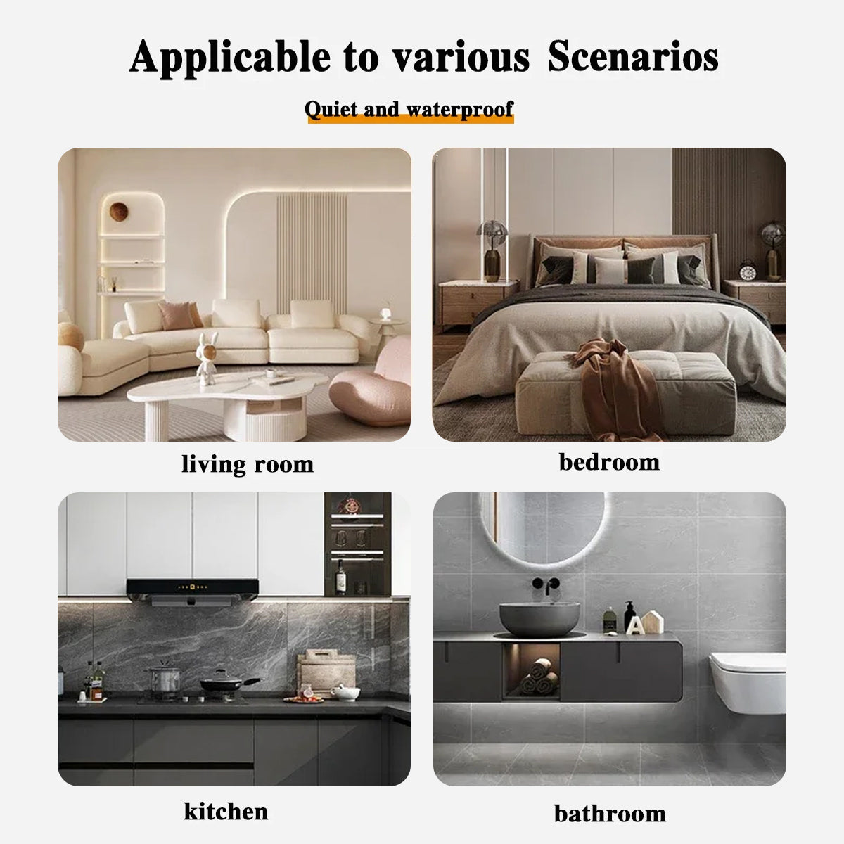 Floor-Mount Door Stop with Adjustable Push-Lock