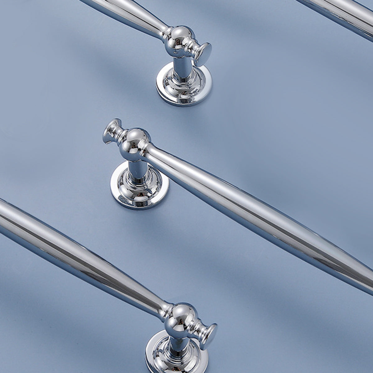 Brass Wardrobe Handle with Gold or Silver Finish