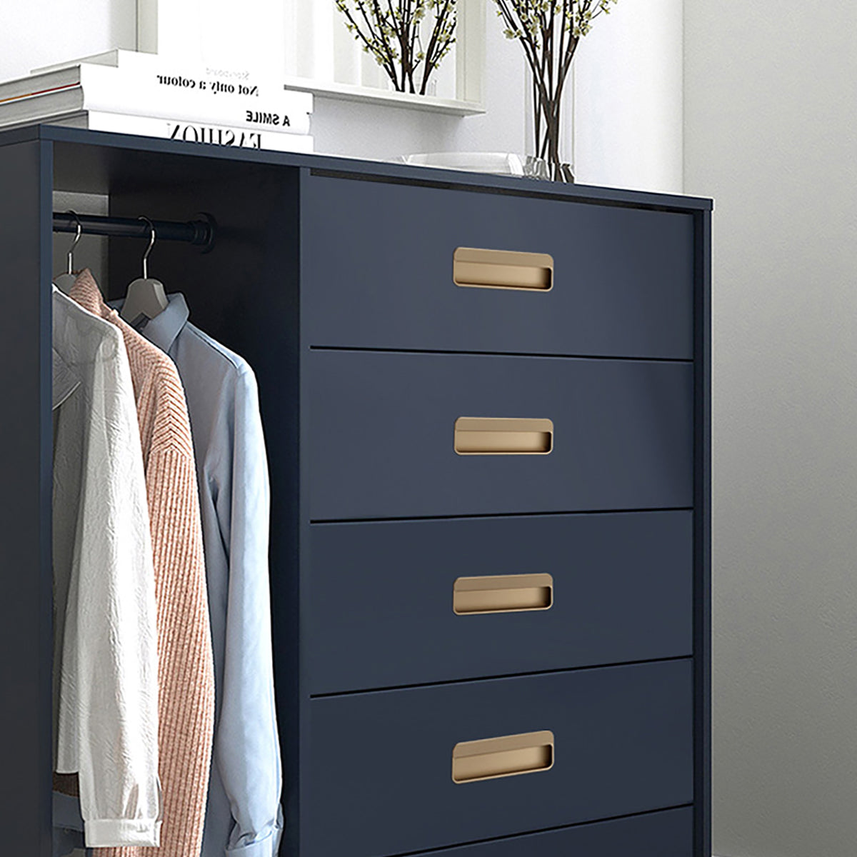 Recessed Cabinet Handle for Sliding Doors 3 Colours