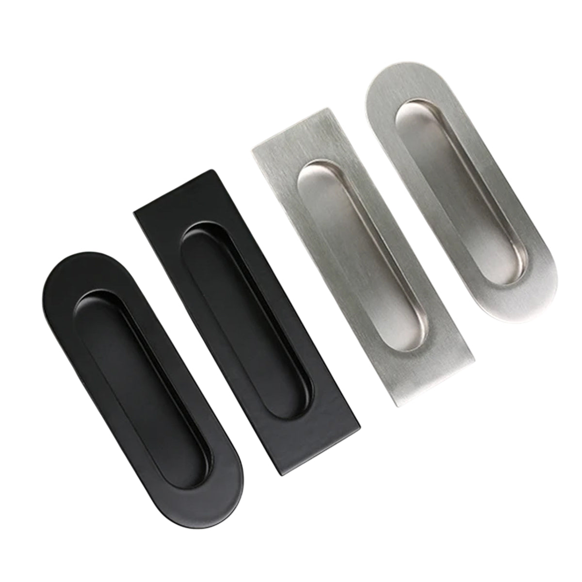 Stainless Steel Concealed Cabinet Pull with Groove