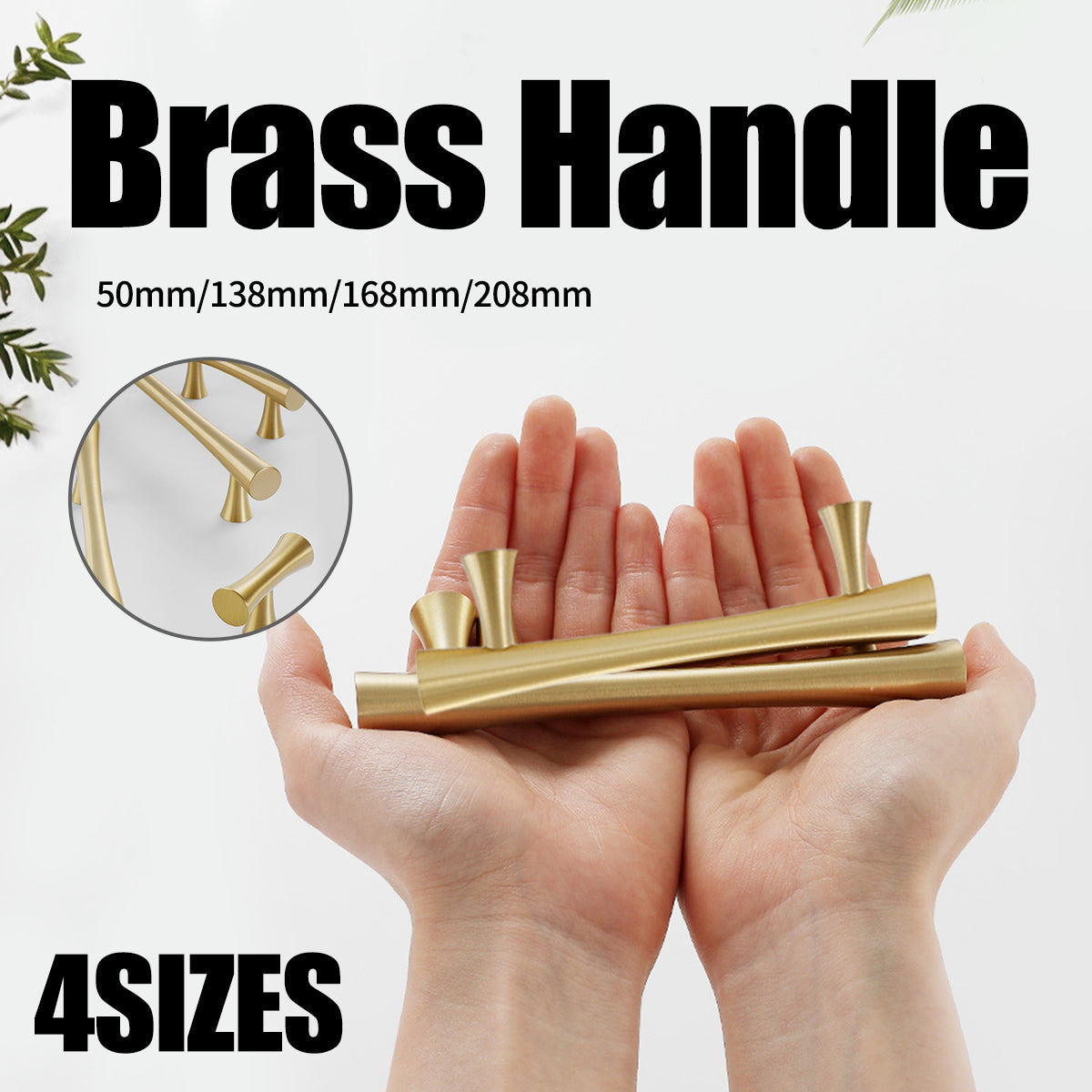 Brass Cabinet Handle with Sleek Modern Design