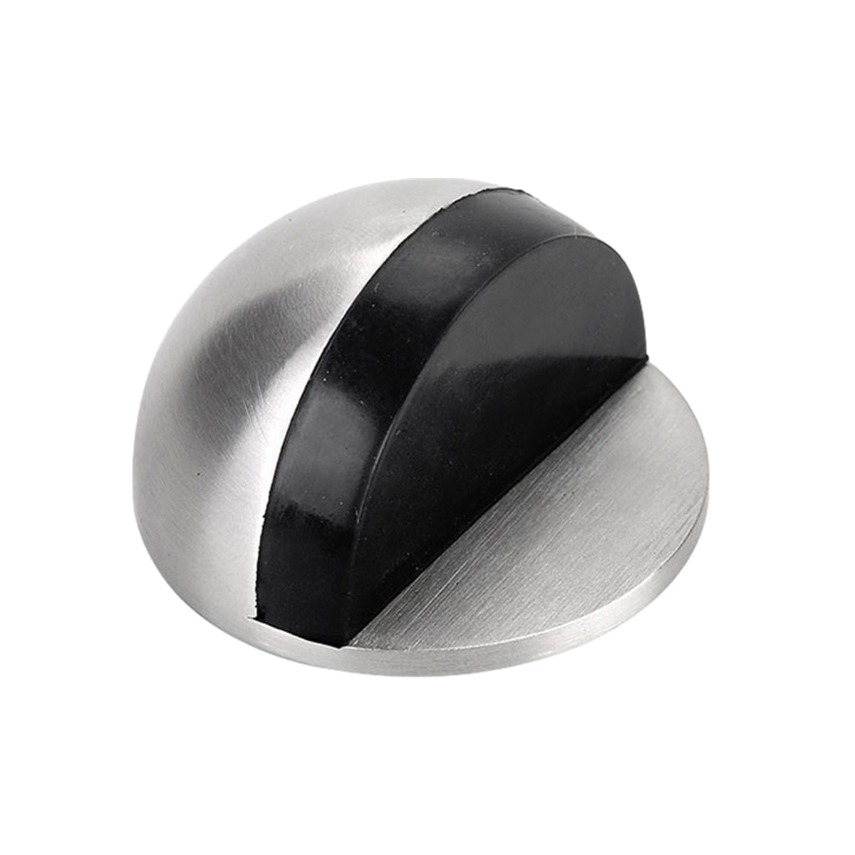 45mm Round Floor-Mount Door Stop with Rubber Bumper