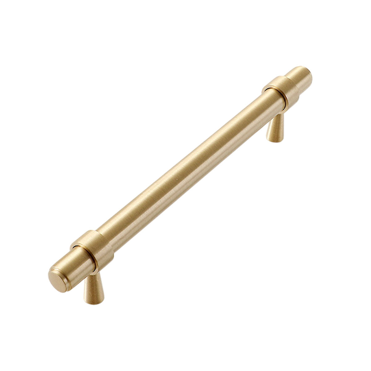 Pure Copper Cabinet Handles with Brushed Finish