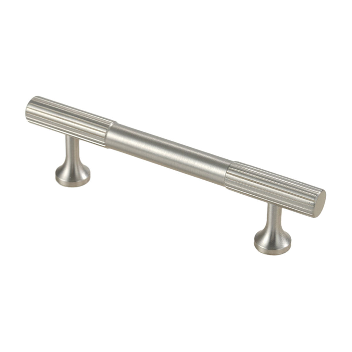 Vertical Grain Metal Cabinet Handles with Multiple Sizes