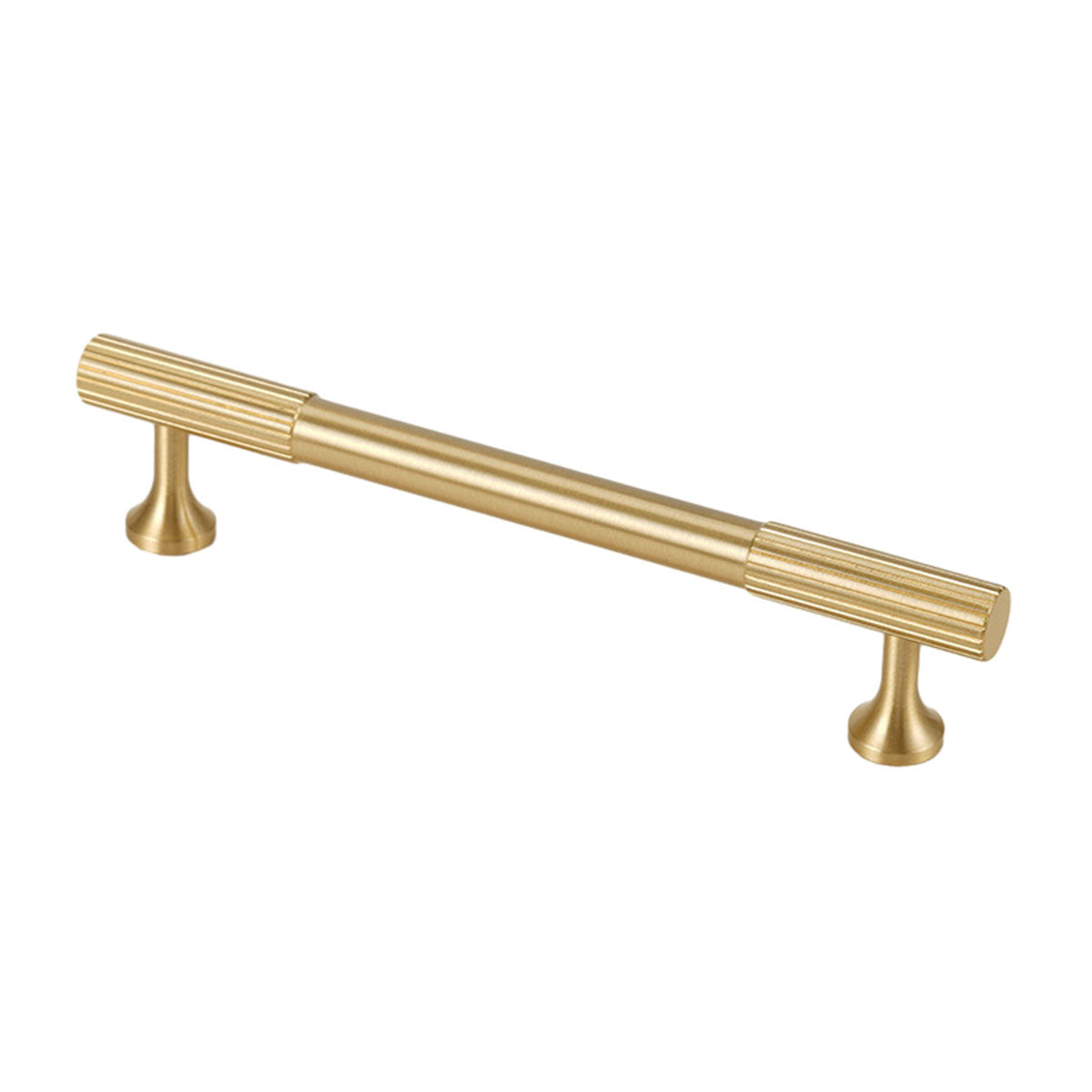 Vertical Grain Metal Cabinet Handles with Multiple Sizes