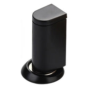 Black Zinc Alloy Magnetic Stoppers Floor Mount Adjustable Height