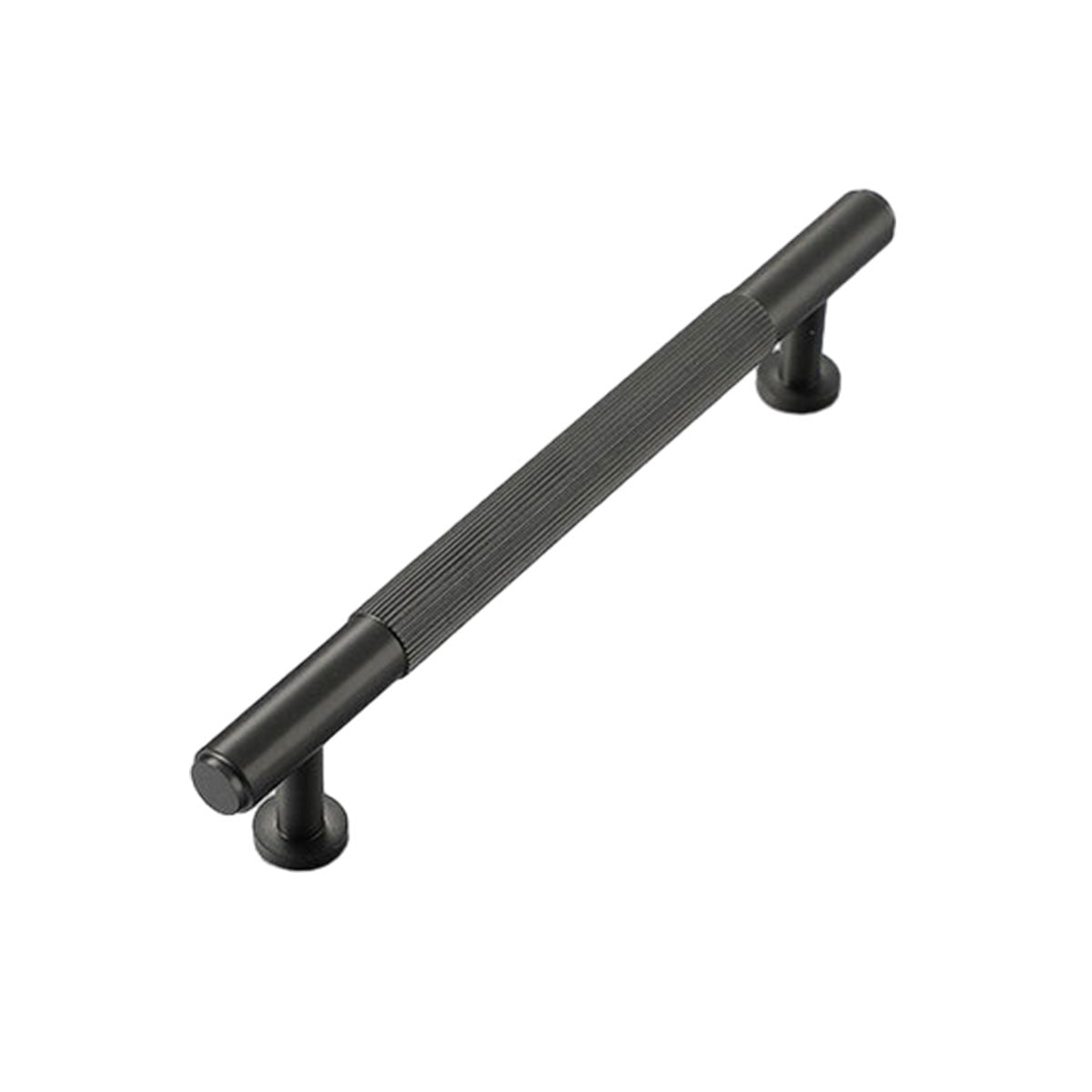 Modern Striped Metal Cabinet Handle in Gold or Black