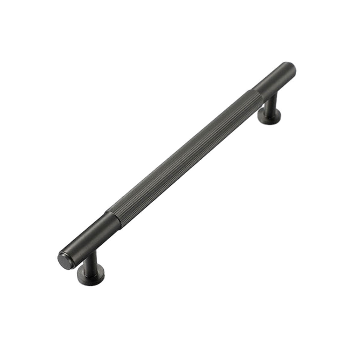 Modern Striped Metal Cabinet Handle in Gold or Black