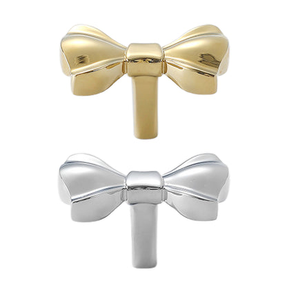 French Bow Brass Cabinet Handle with Two Colour Options