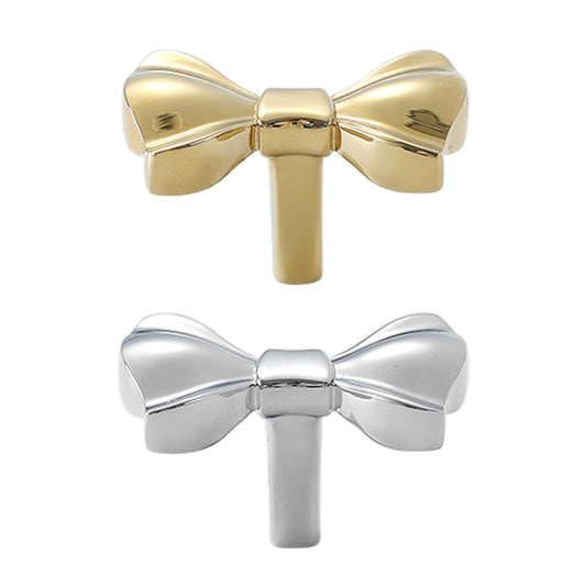 French Bow Brass Cabinet Handle with Two Colour Options