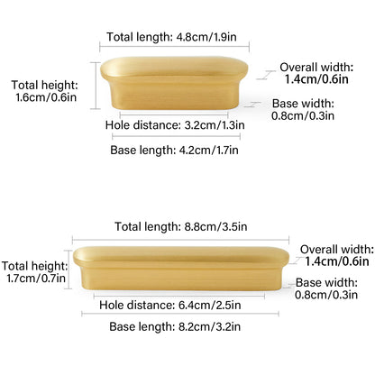 Metal Alloy Cabinet Handle with Brushed Finish