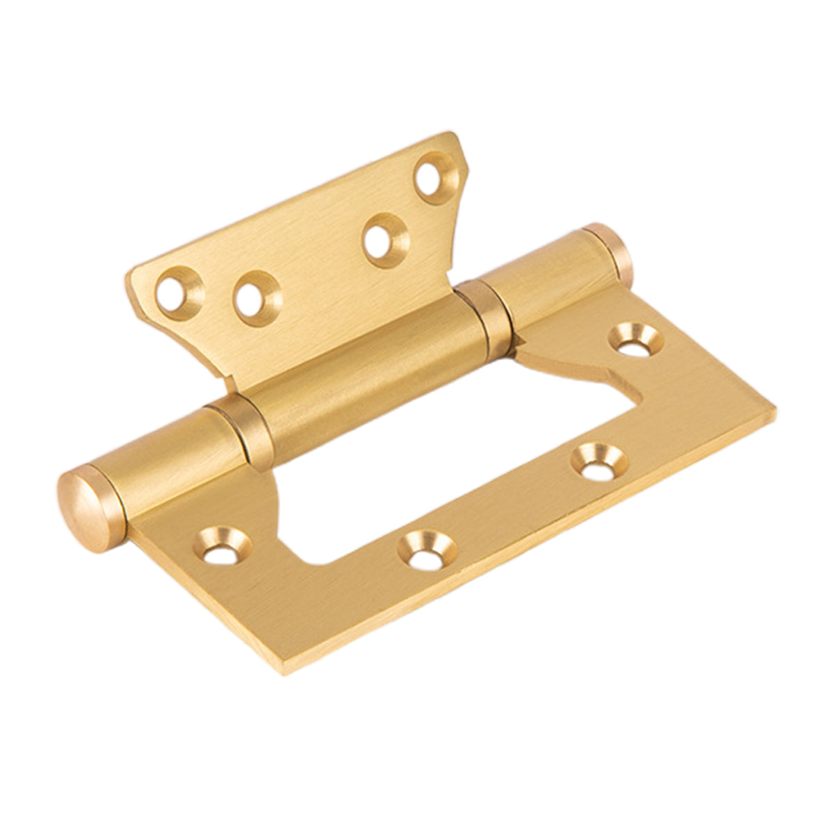Brass Flush Door Hinges 3.5mm Thick - Brass