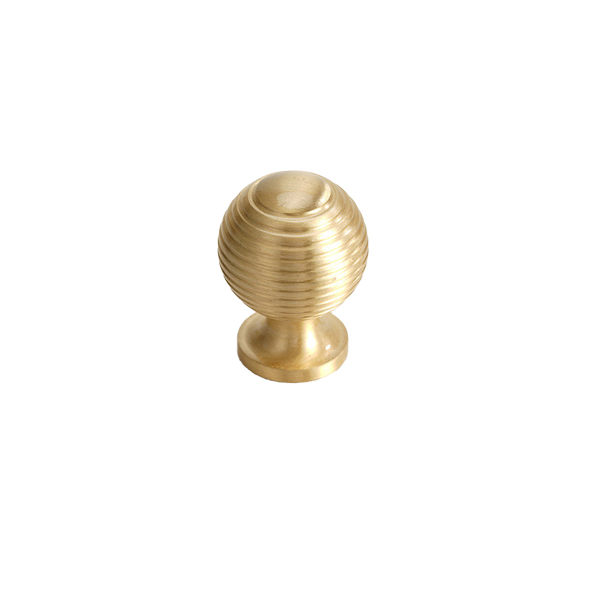 25×34mm Round Ball Cupboard & Cabinet Knob with Single-Hole Mount