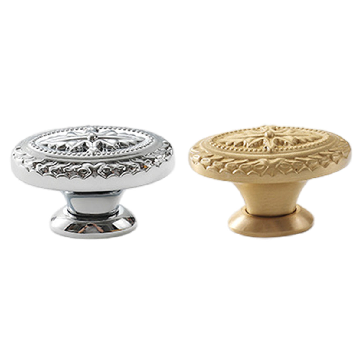 Oval Retro Cabinet Handle Zinc Alloy with Classic Design
