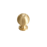 28×37mm Round Ball Cupboard & Cabinet Knob with Single-Hole Mount