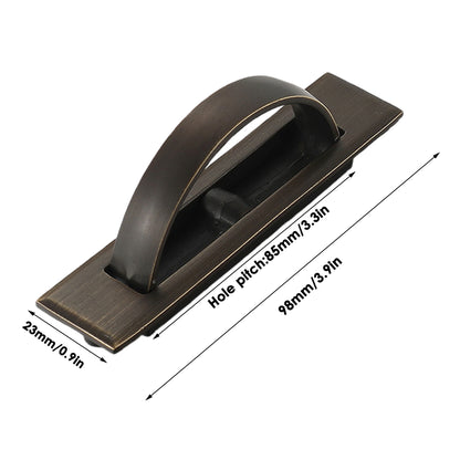 Tatami Cabinet Handle with 180° Rotation and Antique Bronze