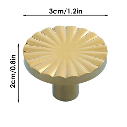 Sunflower Cabinet Handle Single Hole Metal Alloy Drawer Pull