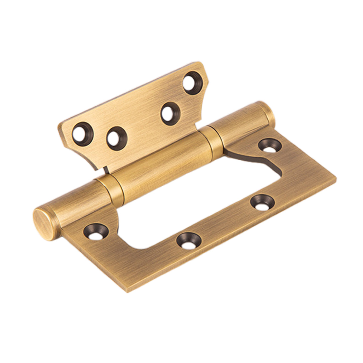 Brass Flush Door Hinges 3.5mm Thick - Bronze