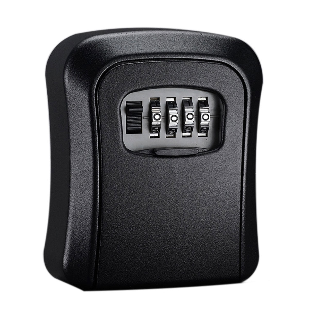 Black and Grey Weather-Resistant Steel Combination Key Box