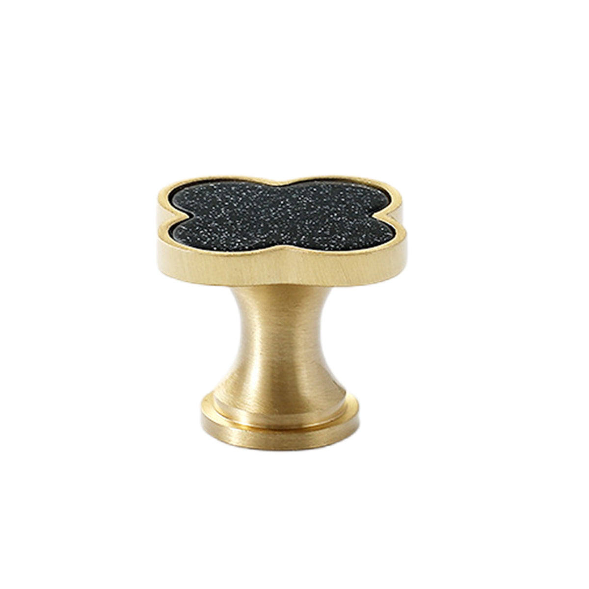 Four-Leaf Clover Cabinet Knob Single-Hole Design
