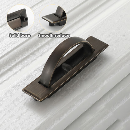 Tatami Cabinet Handle with 180° Rotation and Antique Bronze
