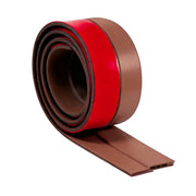 Brown Self-Adhesive Weather-Resistant Door Seal Strip 1m